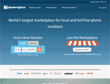 Tablet Screenshot of numberbarn.com